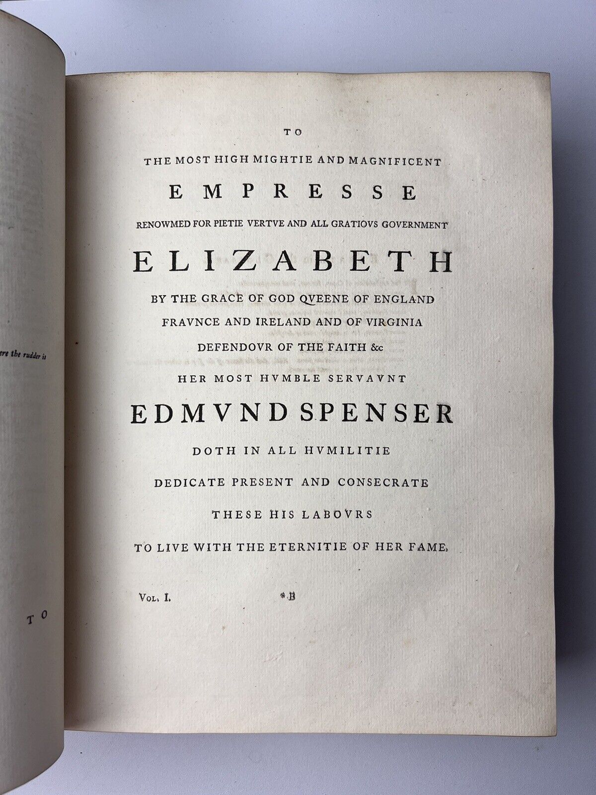 The Faerie Queene by Edmund Spenser 1758 John Upton Edition