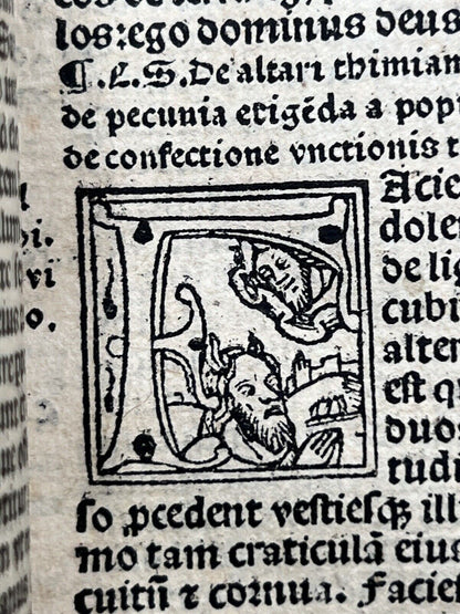 Biblia Latina 1514; Illustrated Post-Incunable Octavo Bible