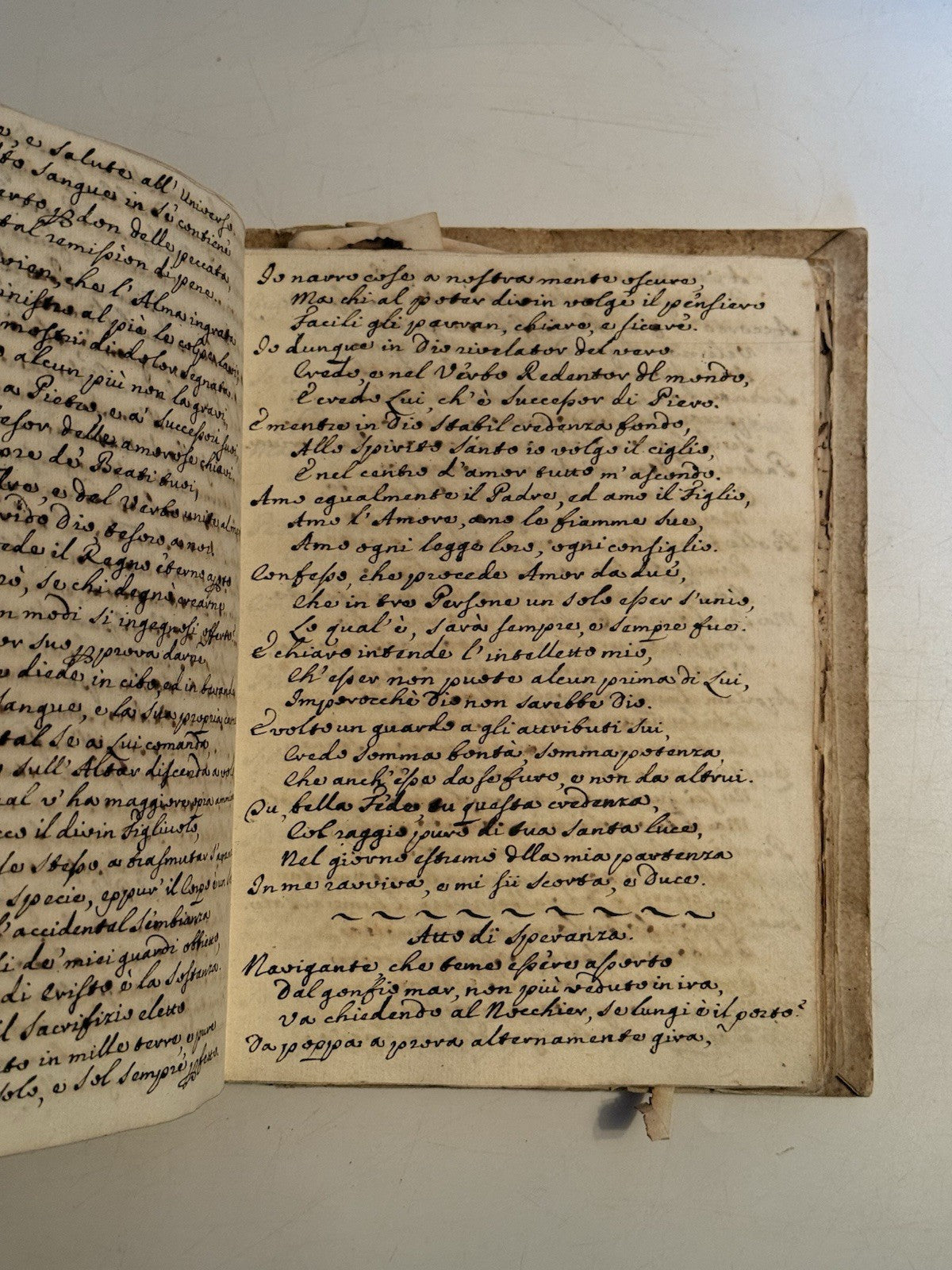 Italian Manuscript Book of Giuseppe Pozzi c1750-75