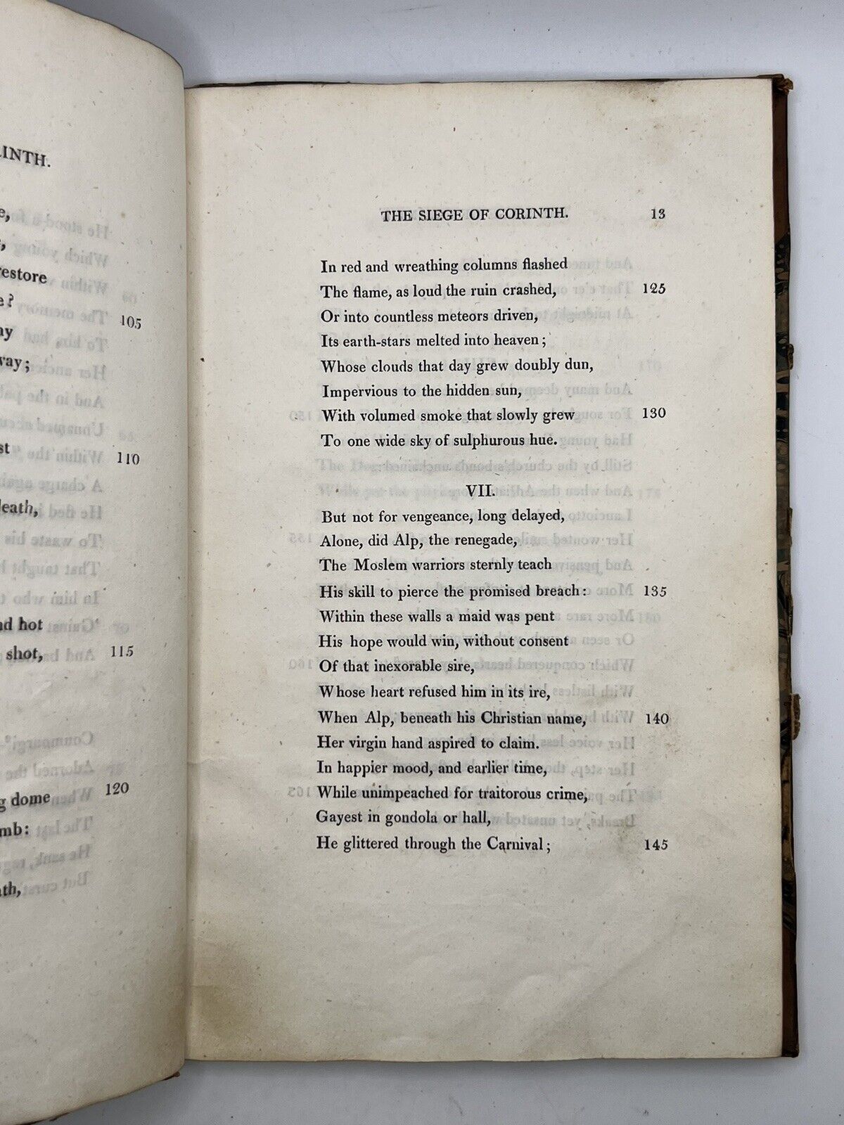 The Siege of Corinth and Parisina by Lord Byron 1816 First Edition First Issue