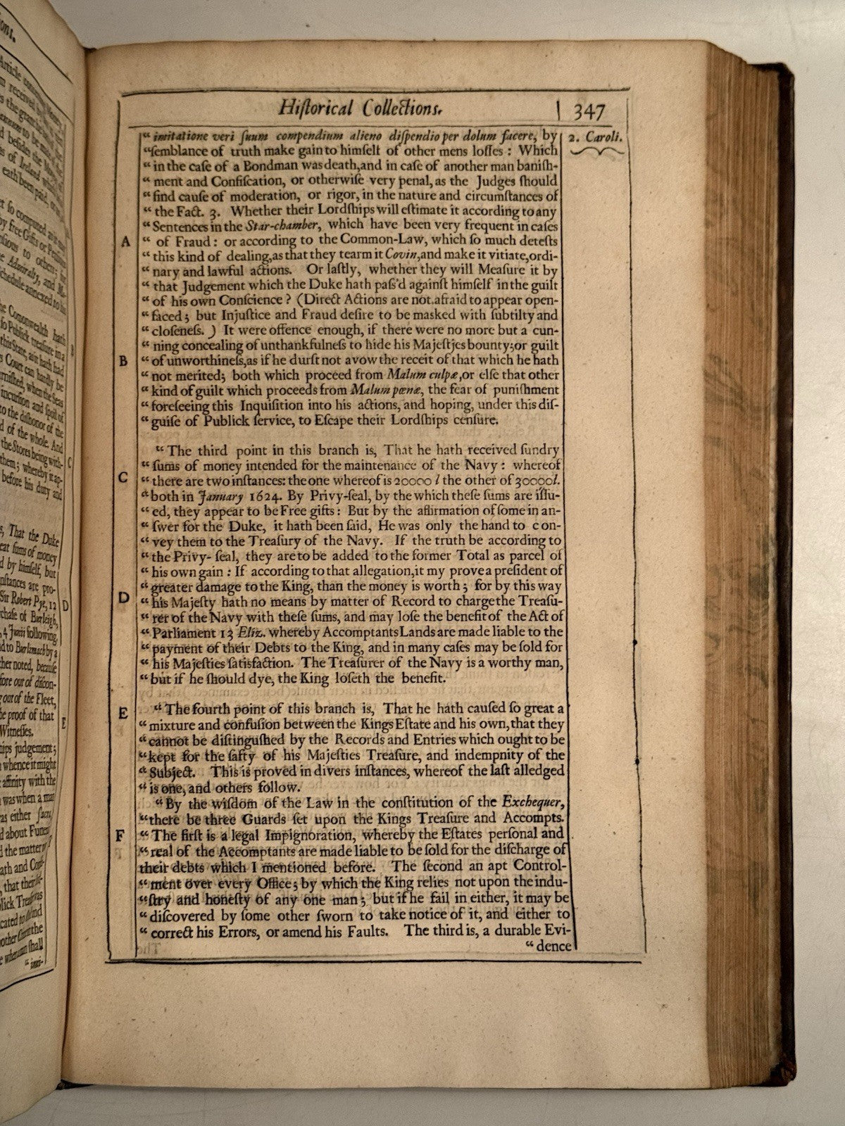Rushworth History of England 1659-80 First Edition