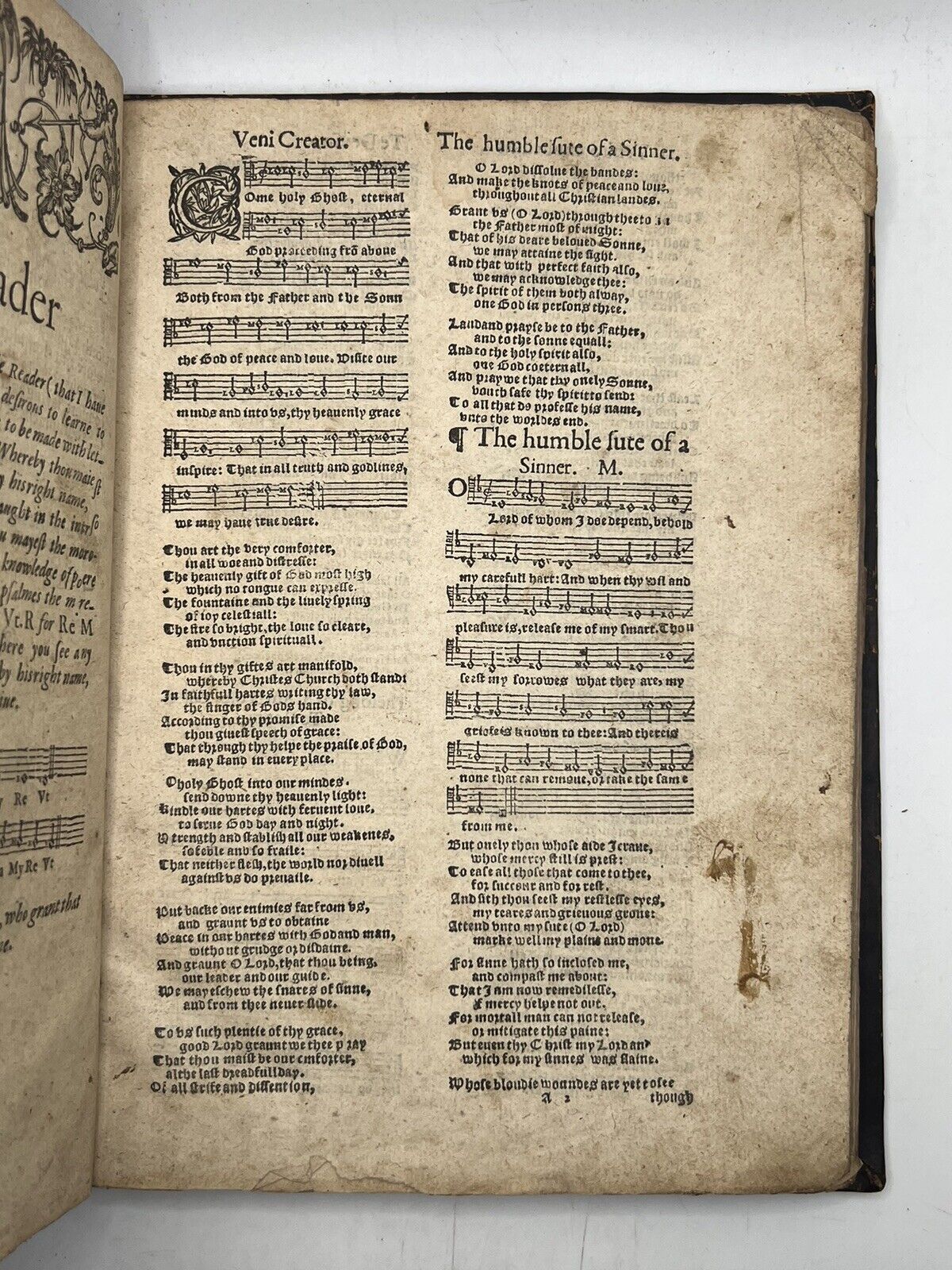 The Whole Book of Psalms 1605 Contemporary Marginalia and Music