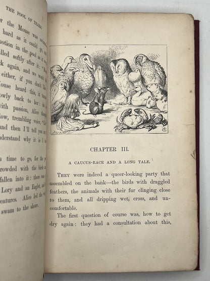 Alice's Adventures in Wonderland by Lewis Carroll 1866 First Edition