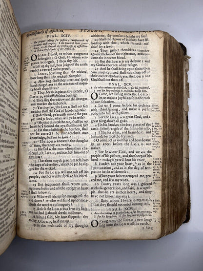 Antique King James Bible 1670; Cambridge Hayes Bible