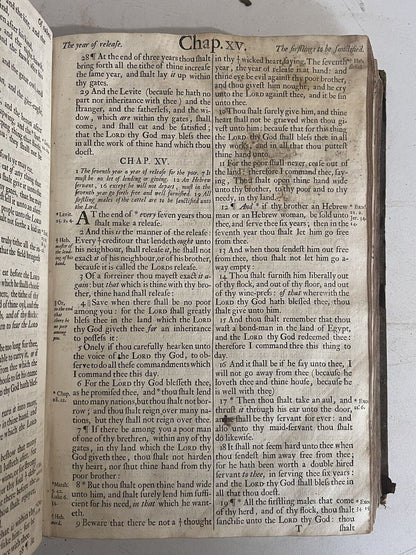 Antique King James Bible 1685