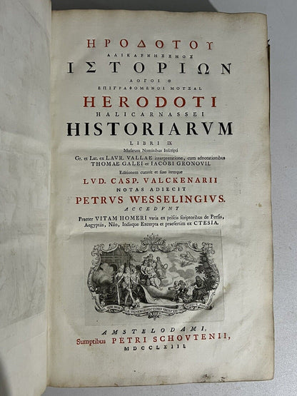 The Histories of Herodotus 1763