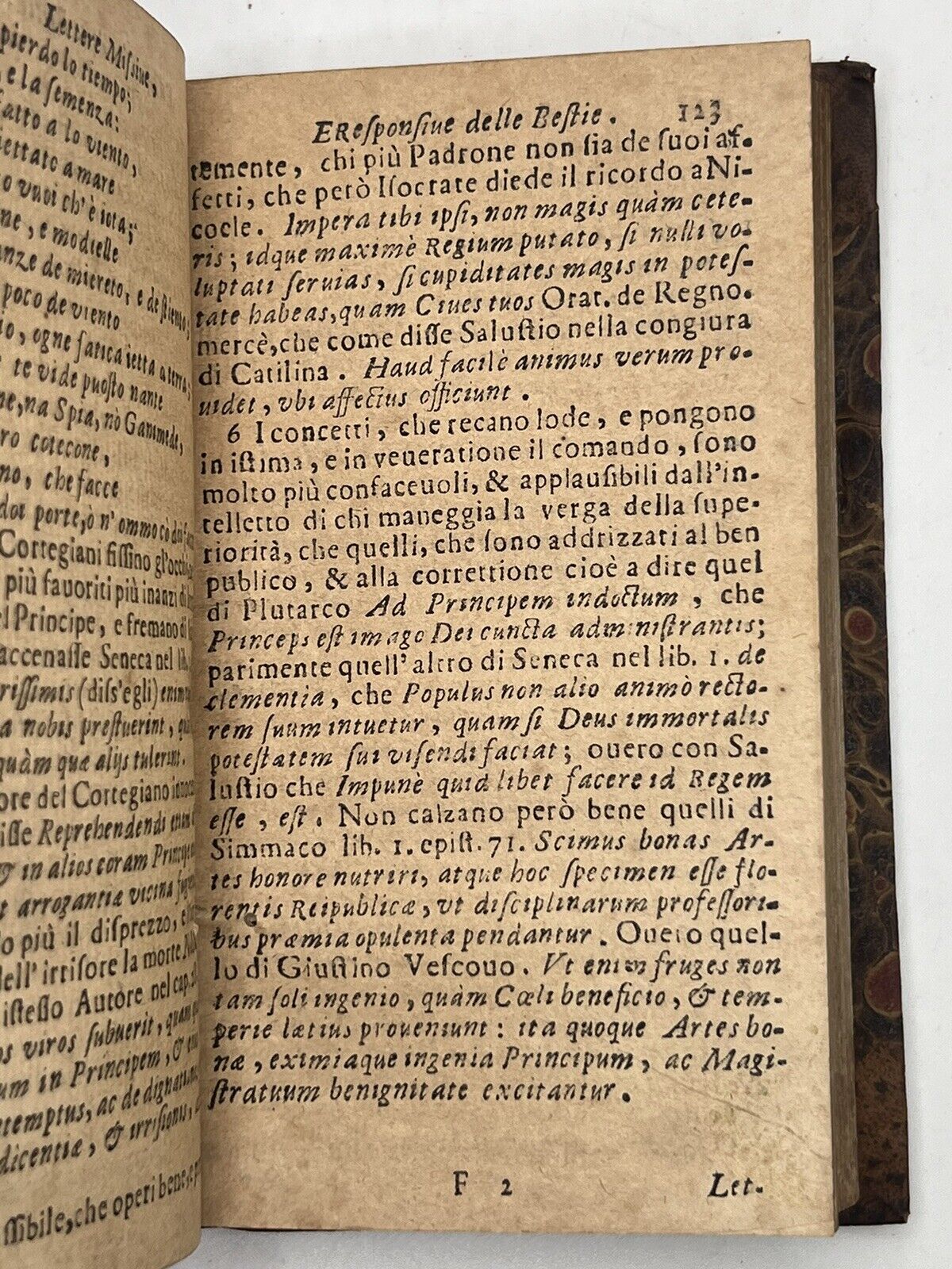 The Letters of the Beasts 1673 First Edition