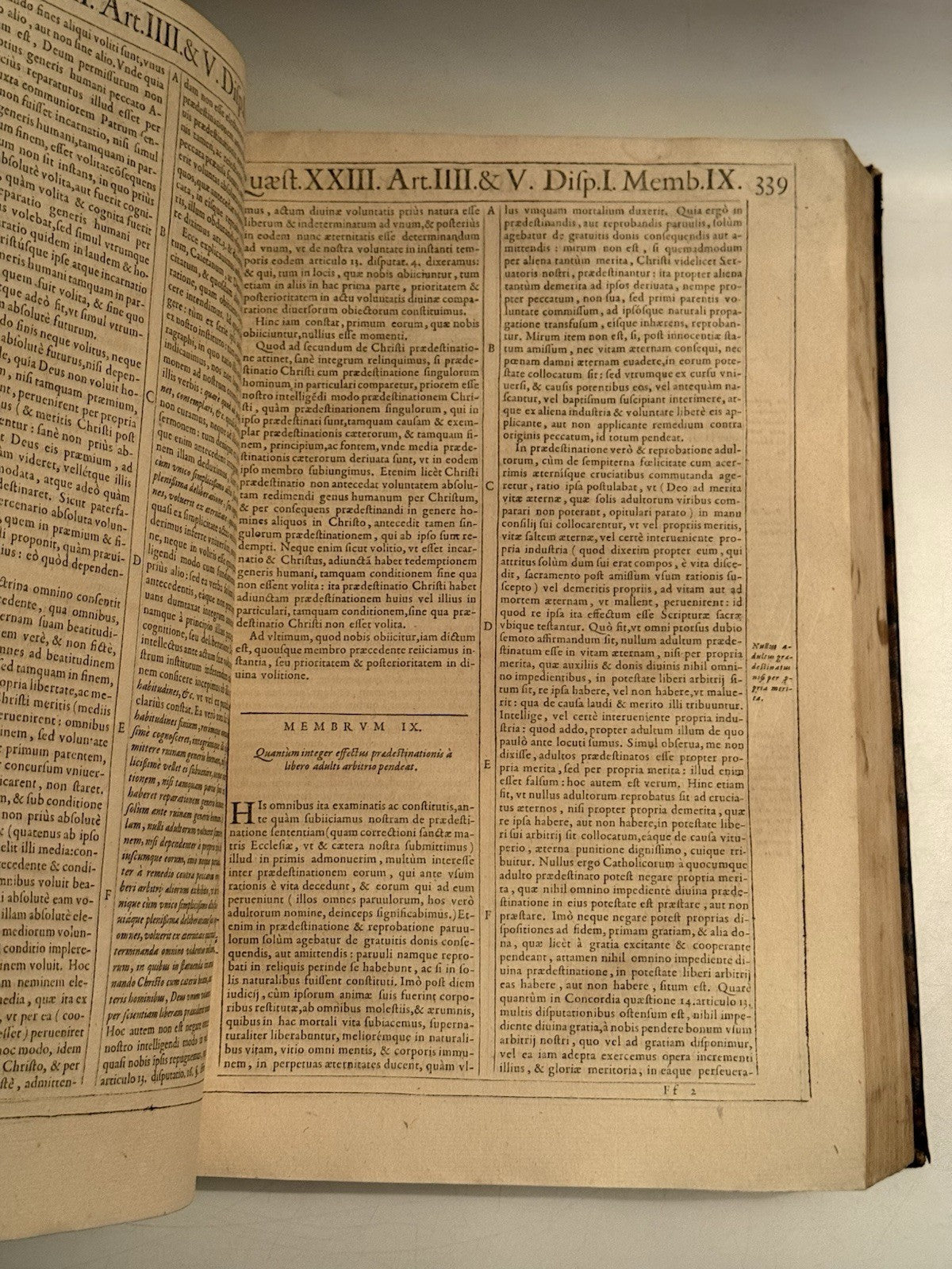 Luis de Molina's Commentary on Thomas Aquinas 1593 First Edition