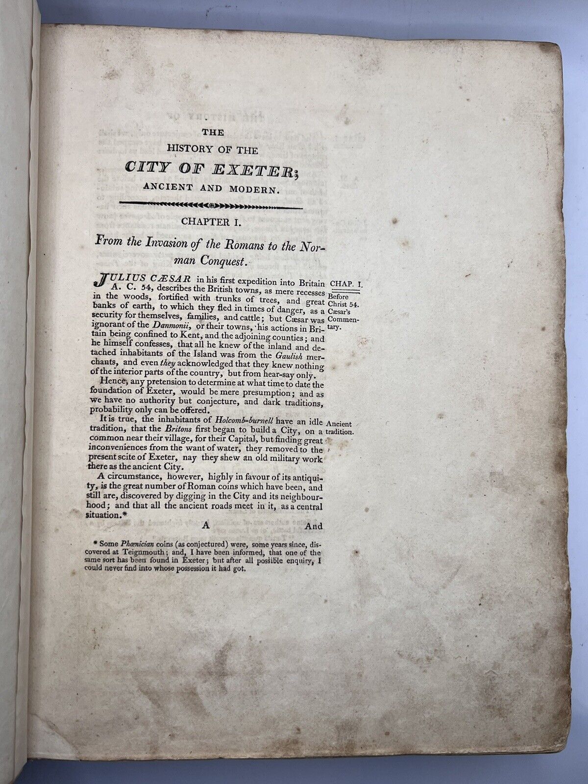 Jenkins’ History of Exeter 1806 First Edition, Limited to 12 Copies