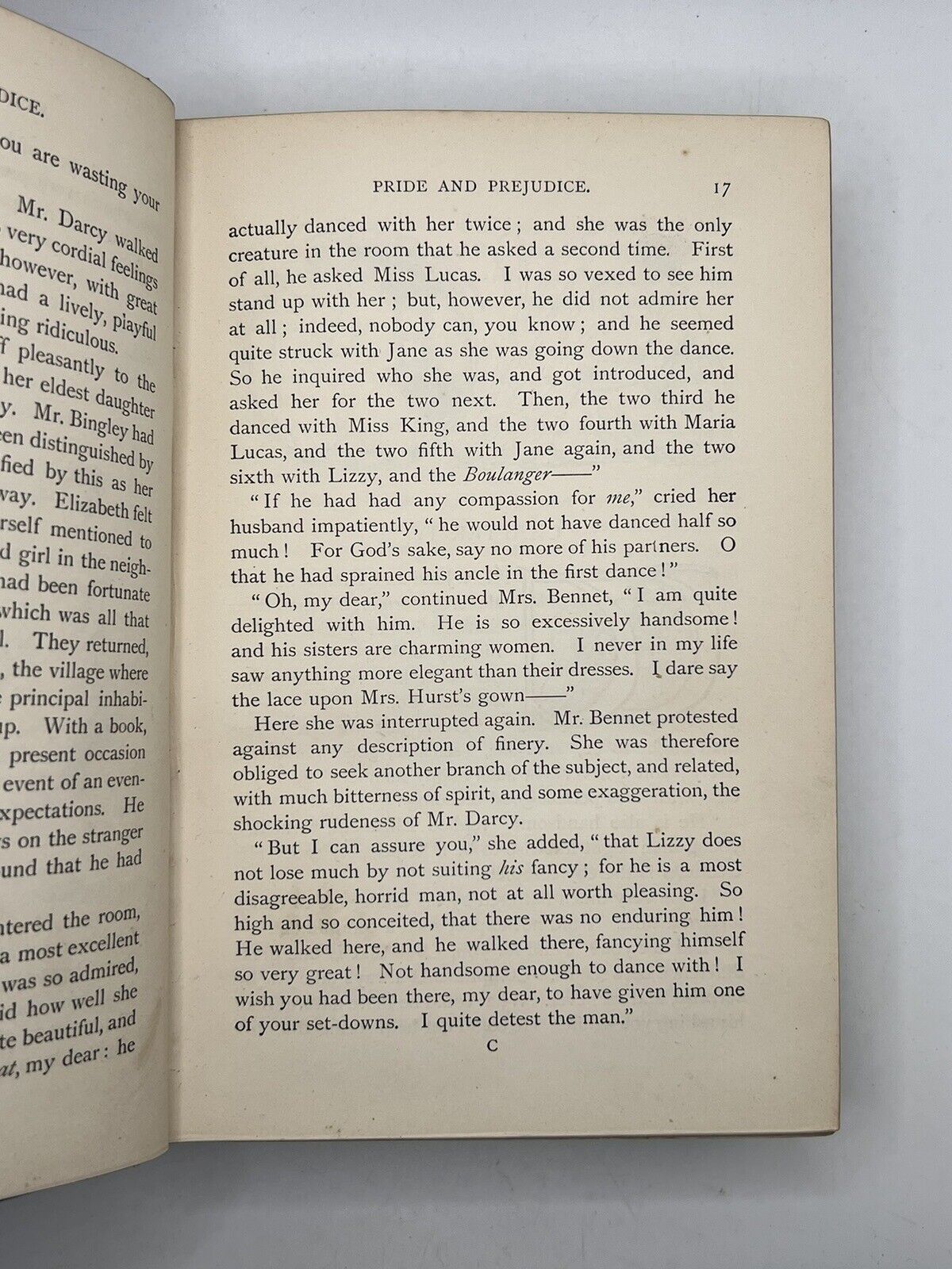 Pride and Prejudice by Jane Austen 1894 First Peacock Edition