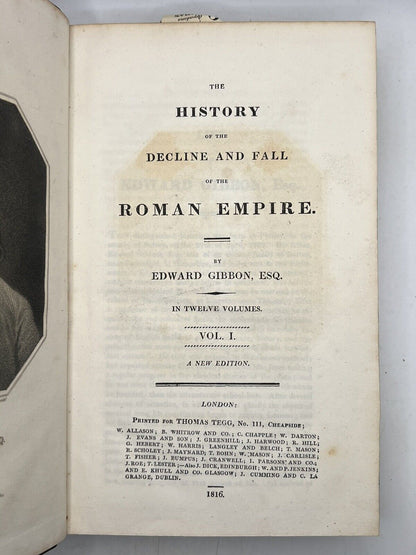 The Decline and Fall of the Roman Empire by Edward Gibbon 1816