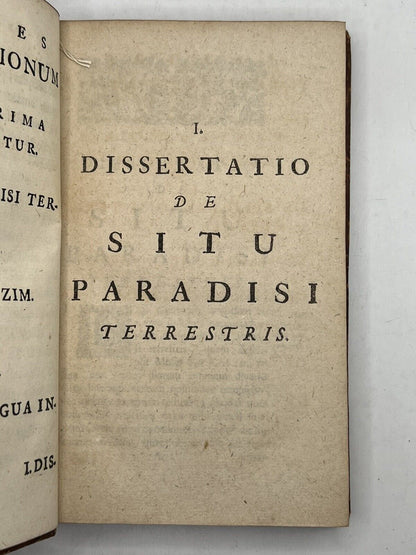 Adriaan Reland Dissertations 1706 First Edition