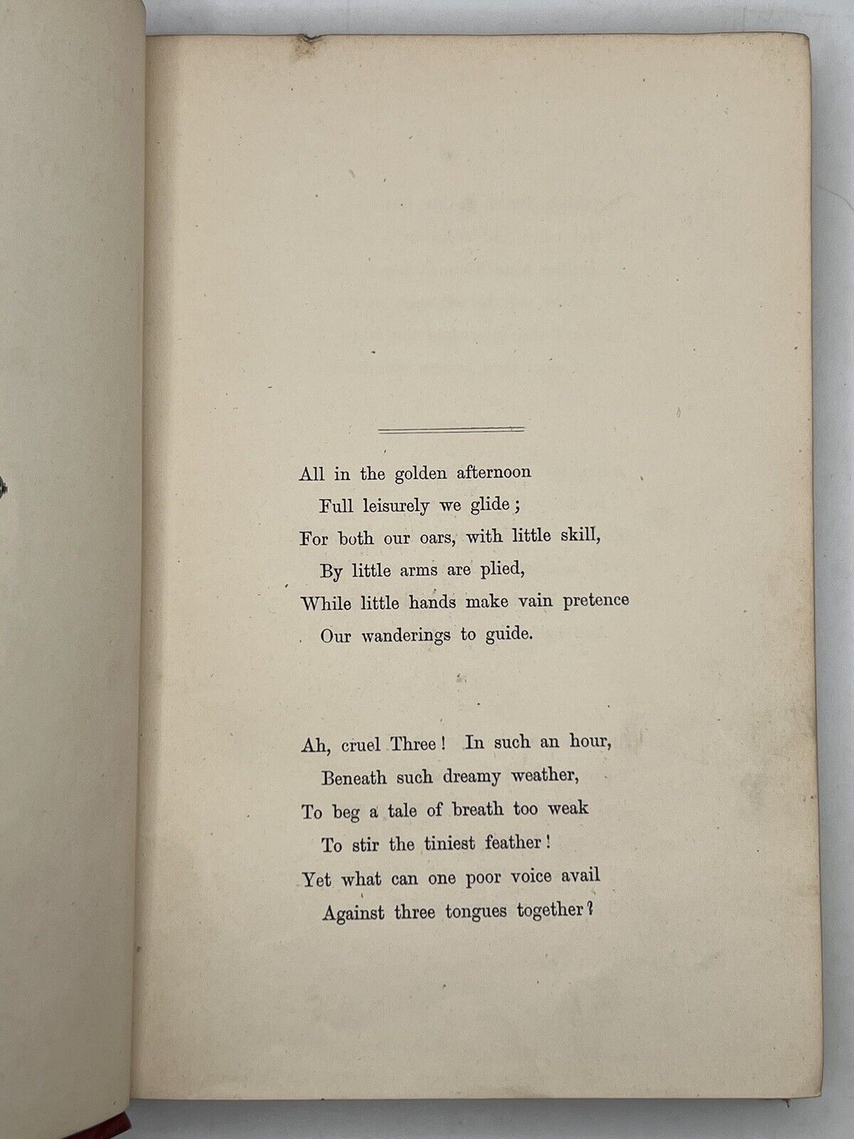 Alice In Wonderland by Lewis Carroll 1867 First Edition Original Binding