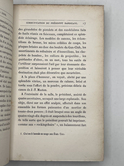 From the Earth to the Moon by Jules Verne c.1880 Rothschild