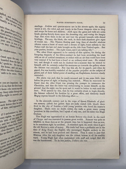 Master Humphrey's Clock by Charles Dickens 1840-41 First Edition with Barnaby Rudge