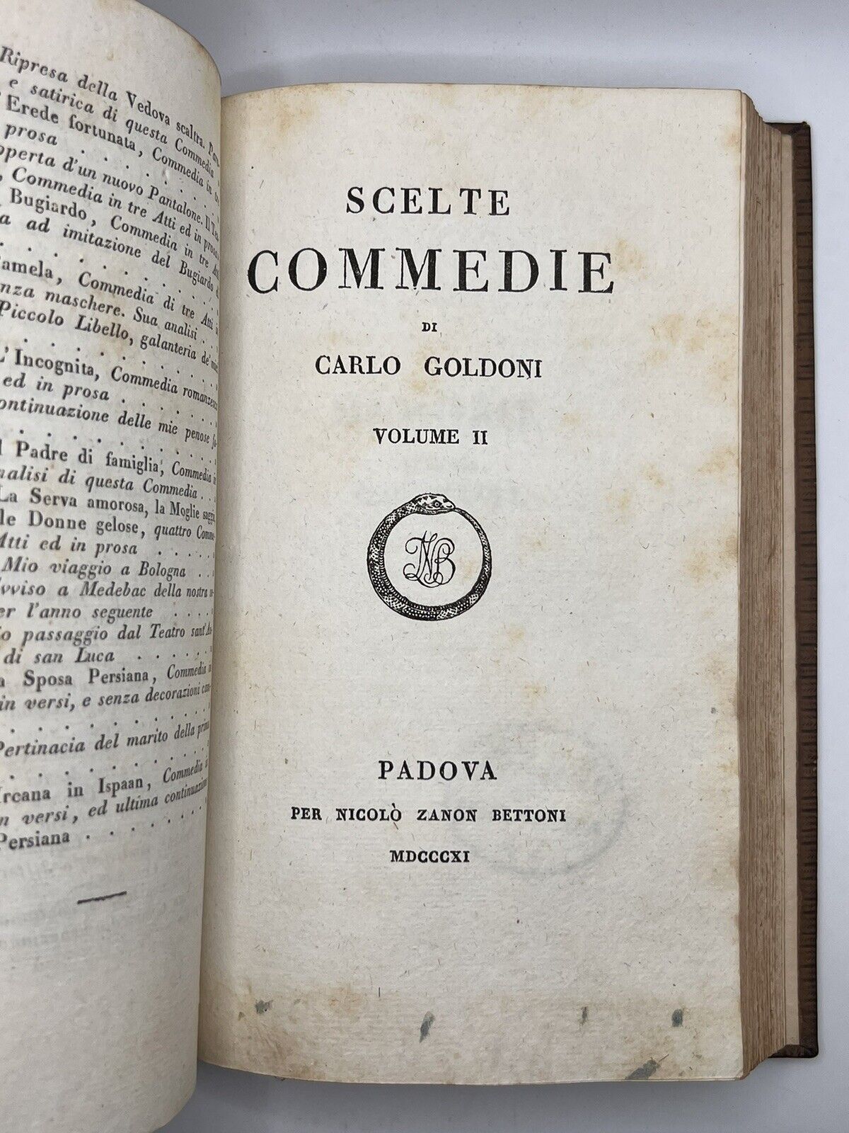 Selected Comedies By Carlo Goldoni 1811-17