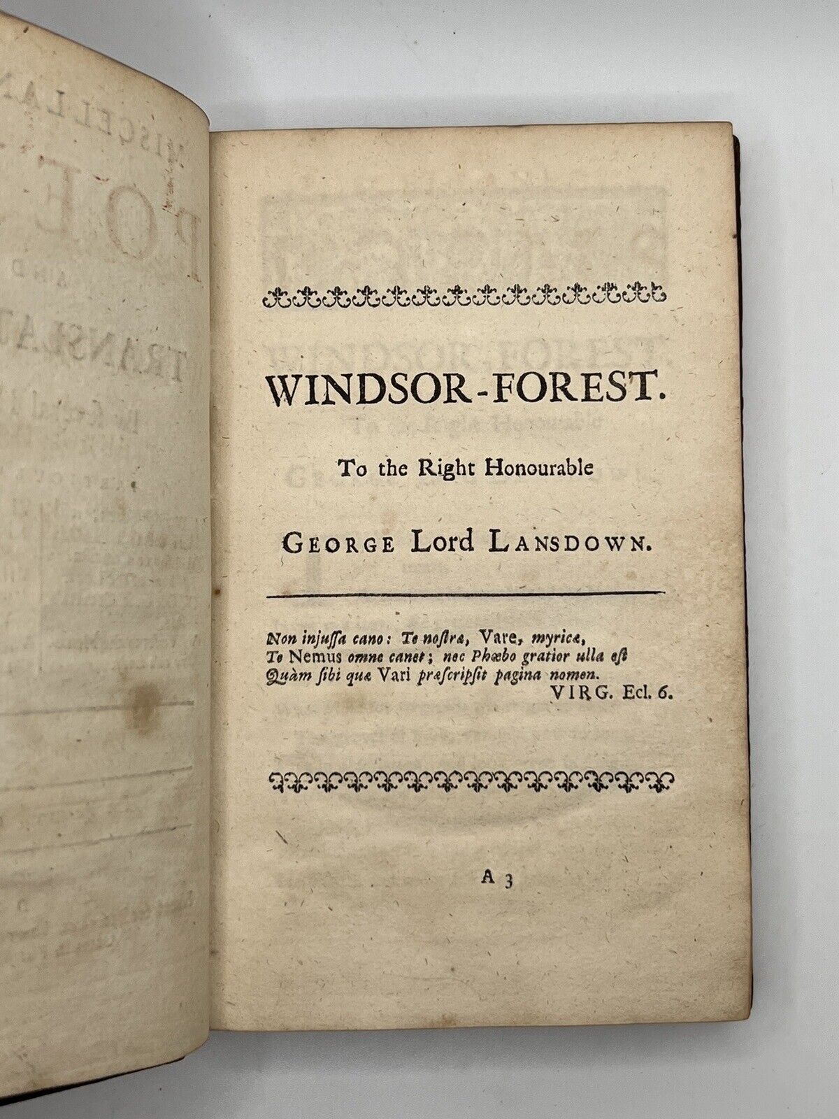 Miscellaneous Poems and Translations, by Several Hands 1722