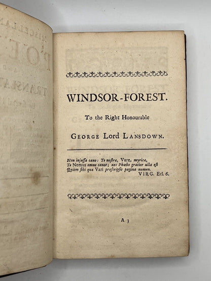 Miscellaneous Poems and Translations, by Several Hands 1722