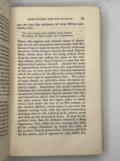 Letters on DEMONOLOGY & WITCHCRAFT by Walter Scott 1830 First Edition