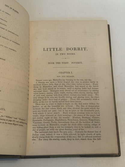 Little Dorrit by Charles Dickens 1857 First Edition