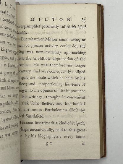 Prefaces to the English Poets by Samuel Johnson 1779-1781 First Edition