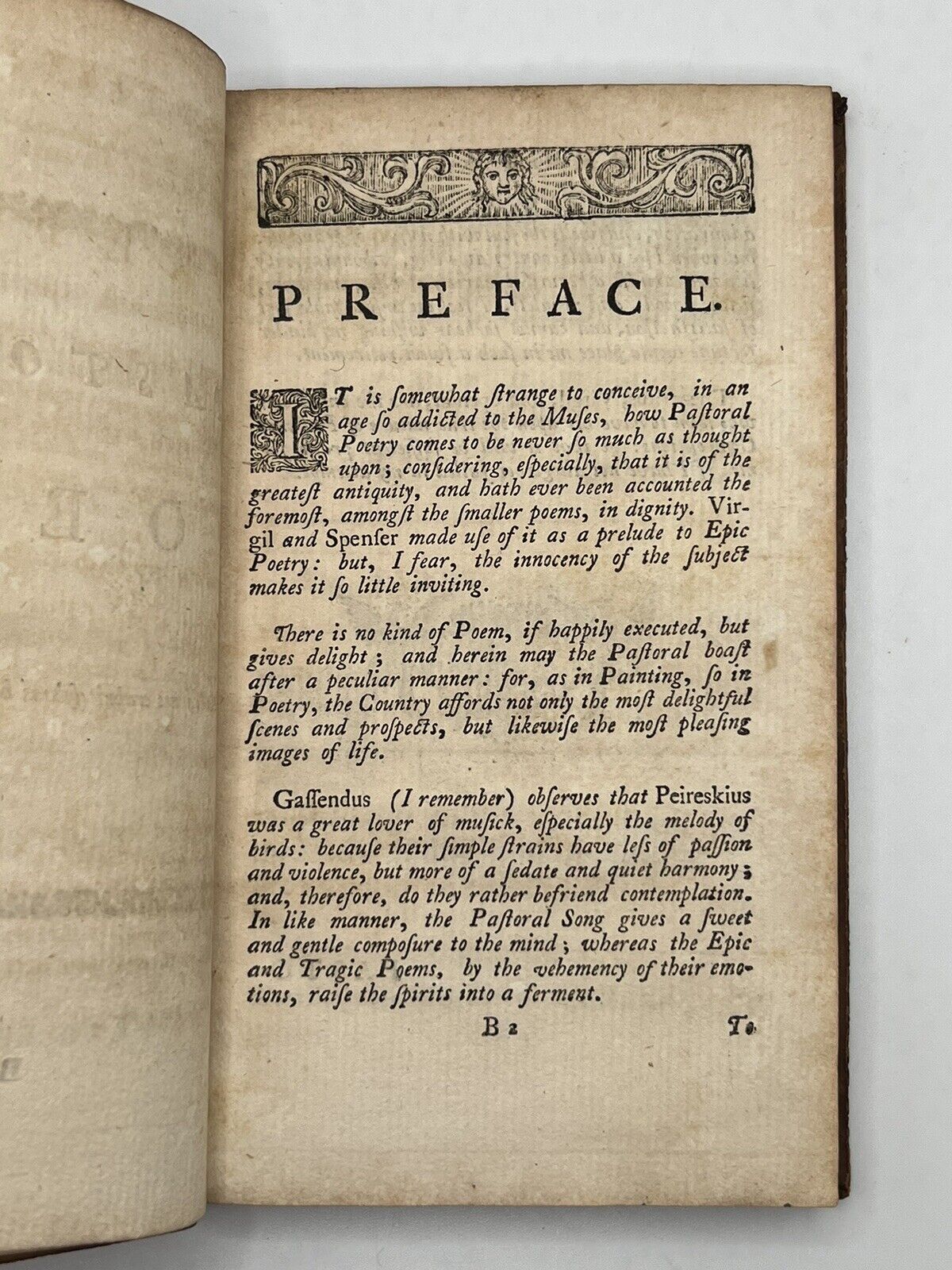 Pastorals, Epistles, Odes of Pindar, Anacreon, and Sappho by Ambrose Philips 1748