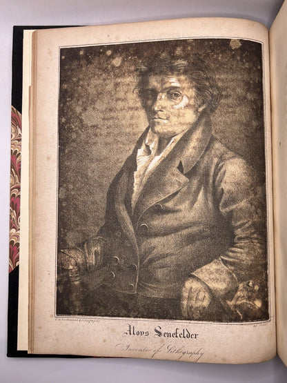 Senefelder's History of Lithography 1819 First English Edition