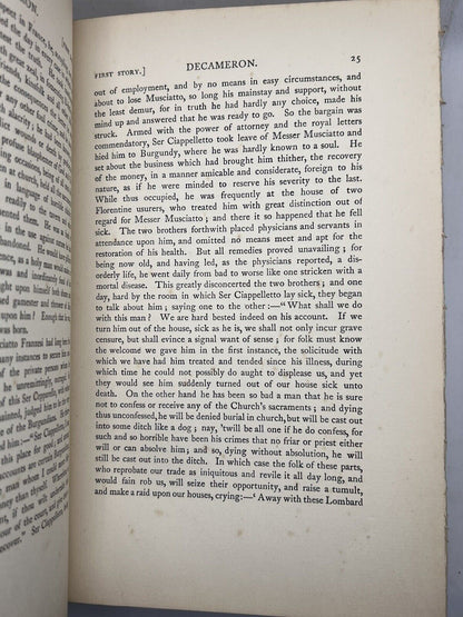 The Decameron by Giovanni Boccaccio 1920s