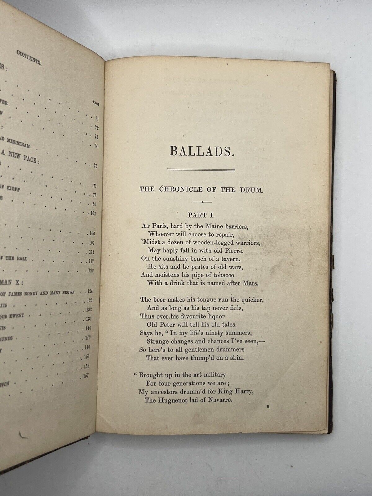 Ballads by W. M. Thackeray 1856 First Edition