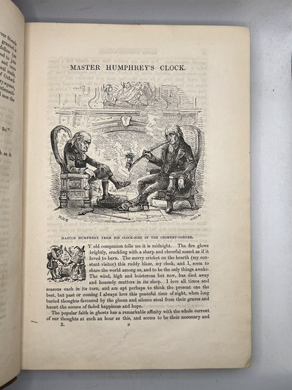 Master Humphrey's Clock by Charles Dickens 1840-41 First Edition Original Cloth