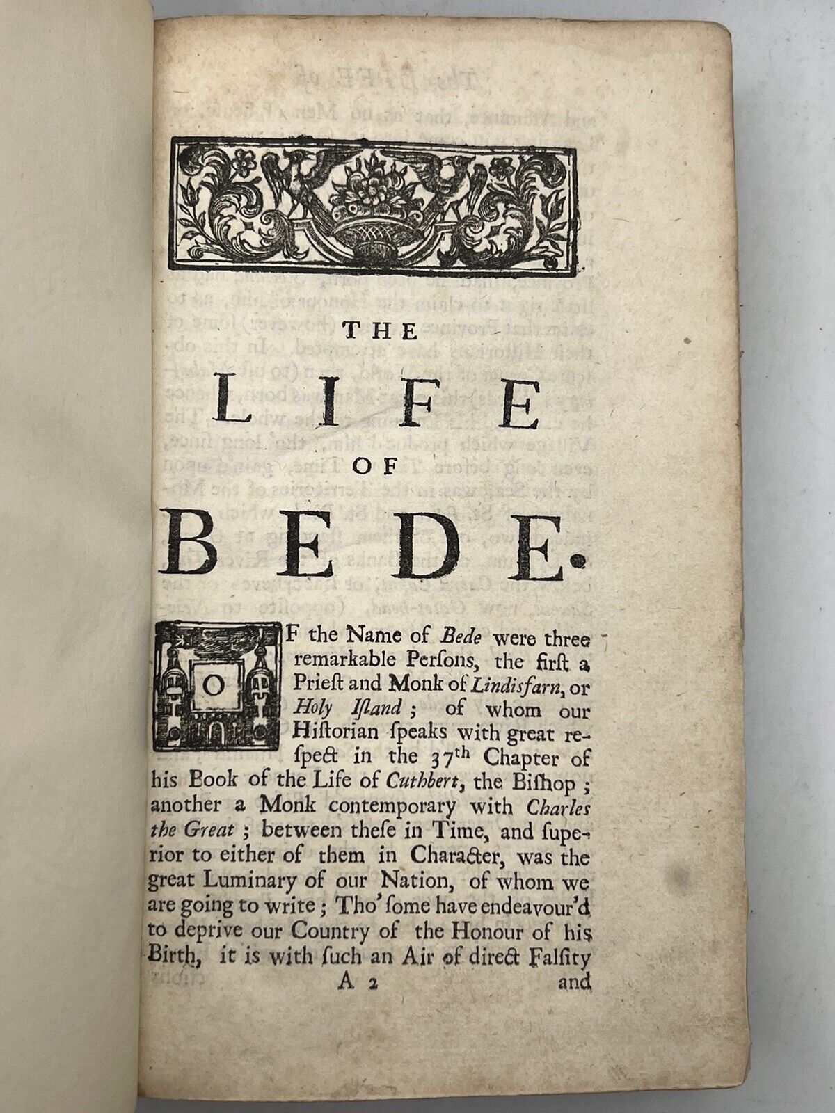 The Ecclesiastical History of the English Nation by the Venerable Bede 1723