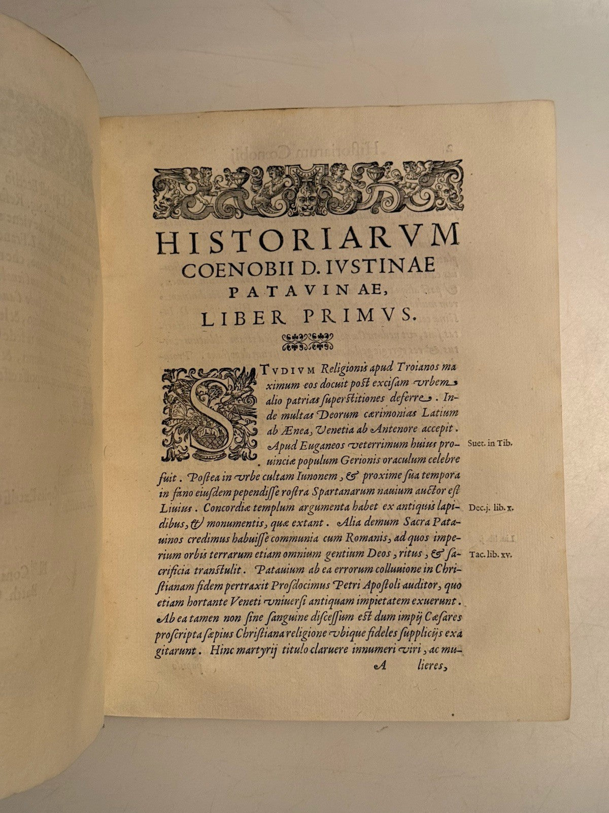 Patavino's History of the Benedictines 1606 First Edition