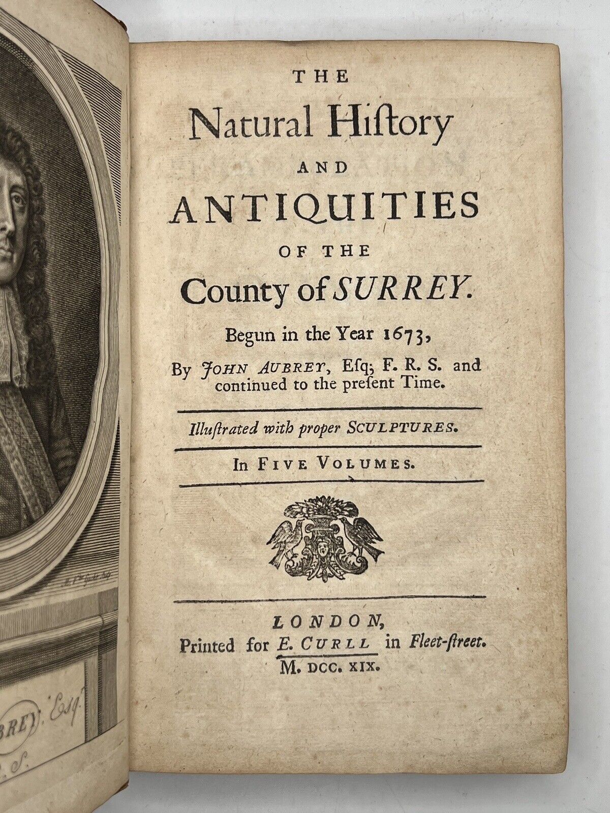 The Natural History and Antiquities of the County of Surrey by John Aubrey 1719