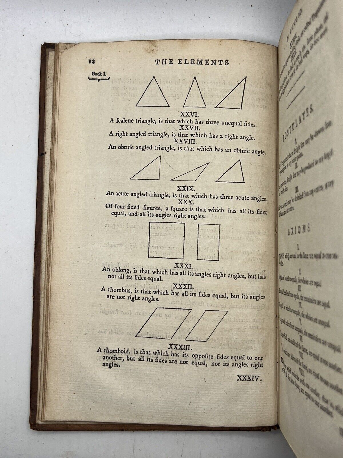 The Elements of EUCLID 1799 Simson English Edition