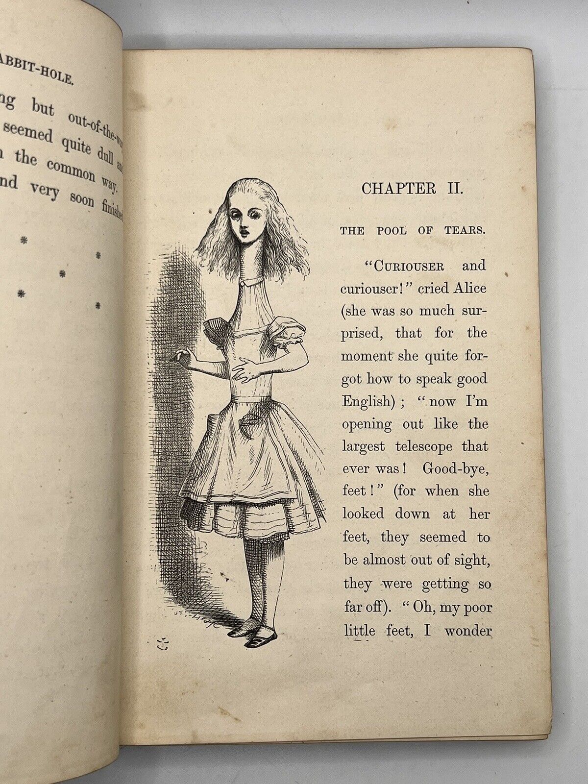 Alice's Adventures in Wonderland by Lewis Carroll 1867 First Edition in Original Cloth