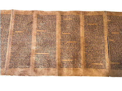 Complete 18th Century Torah Scroll: 5 Books of Moses