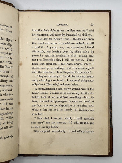 Villette by Charlotte Bronte 1853 First Edition