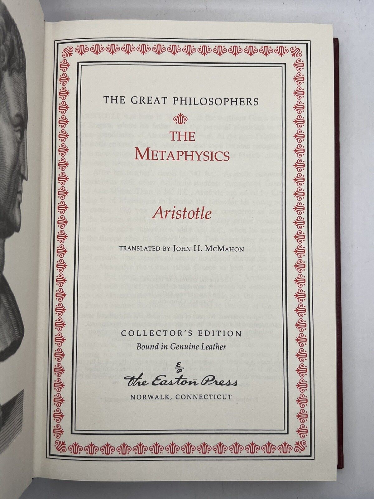 The Great Philosophers Series; Easton Press 1995