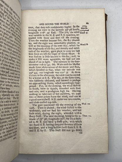 A Voyage Towards the South Pole by Captain James Cook 1784 Early Edition