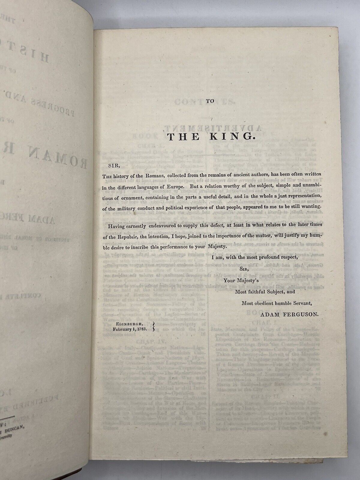 The History of the Roman Republic by Adam Ferguson 1825