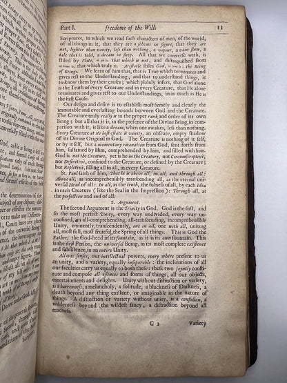 A Discourse on the Freedom of the Will by Peter Sterry 1675 First Edition