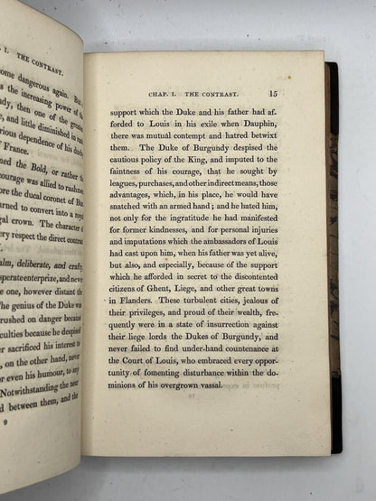 Quentin Durwood By Sir Walter Scott 1823 First Edition