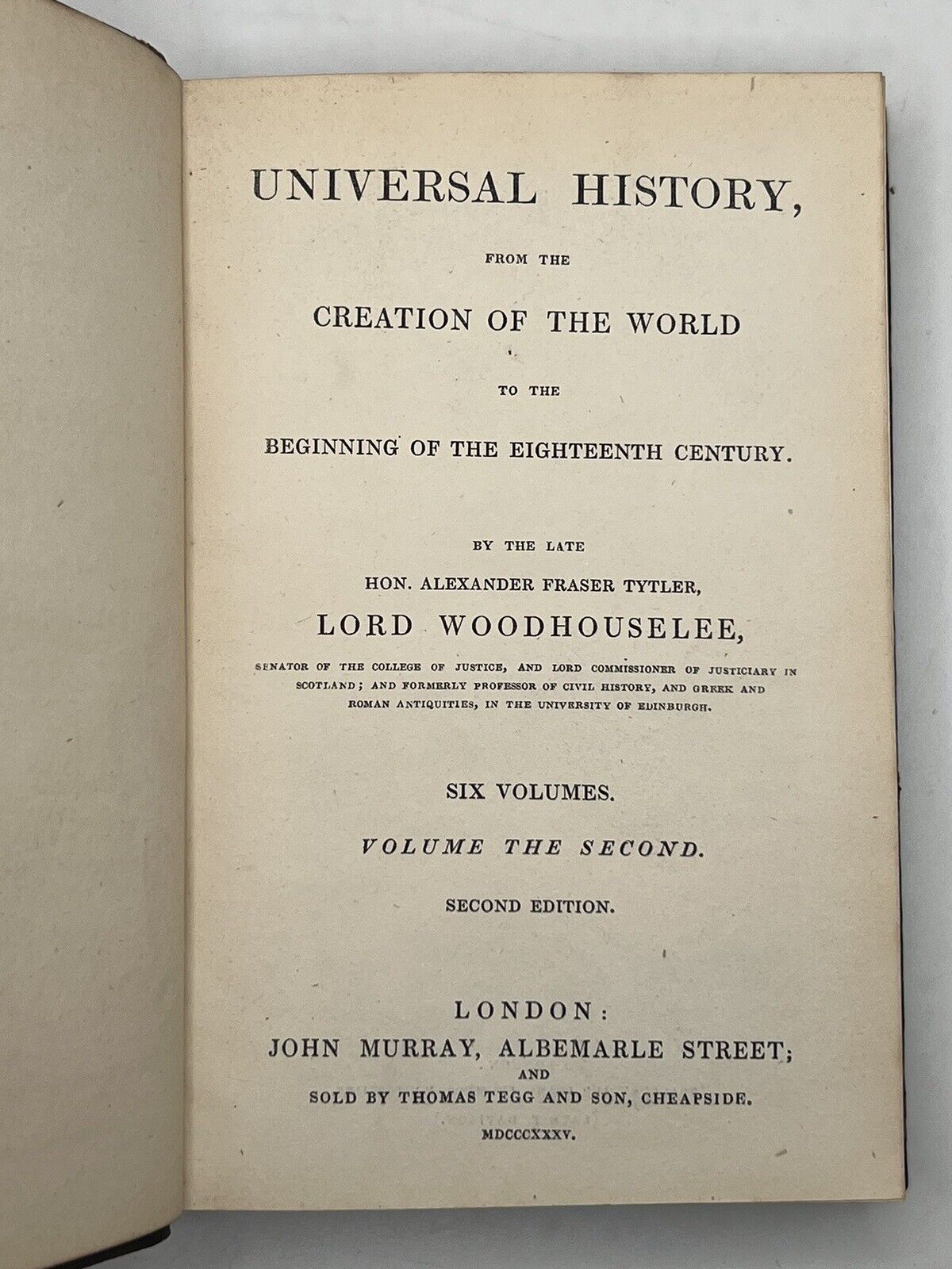 Tytler's Universal History 1853