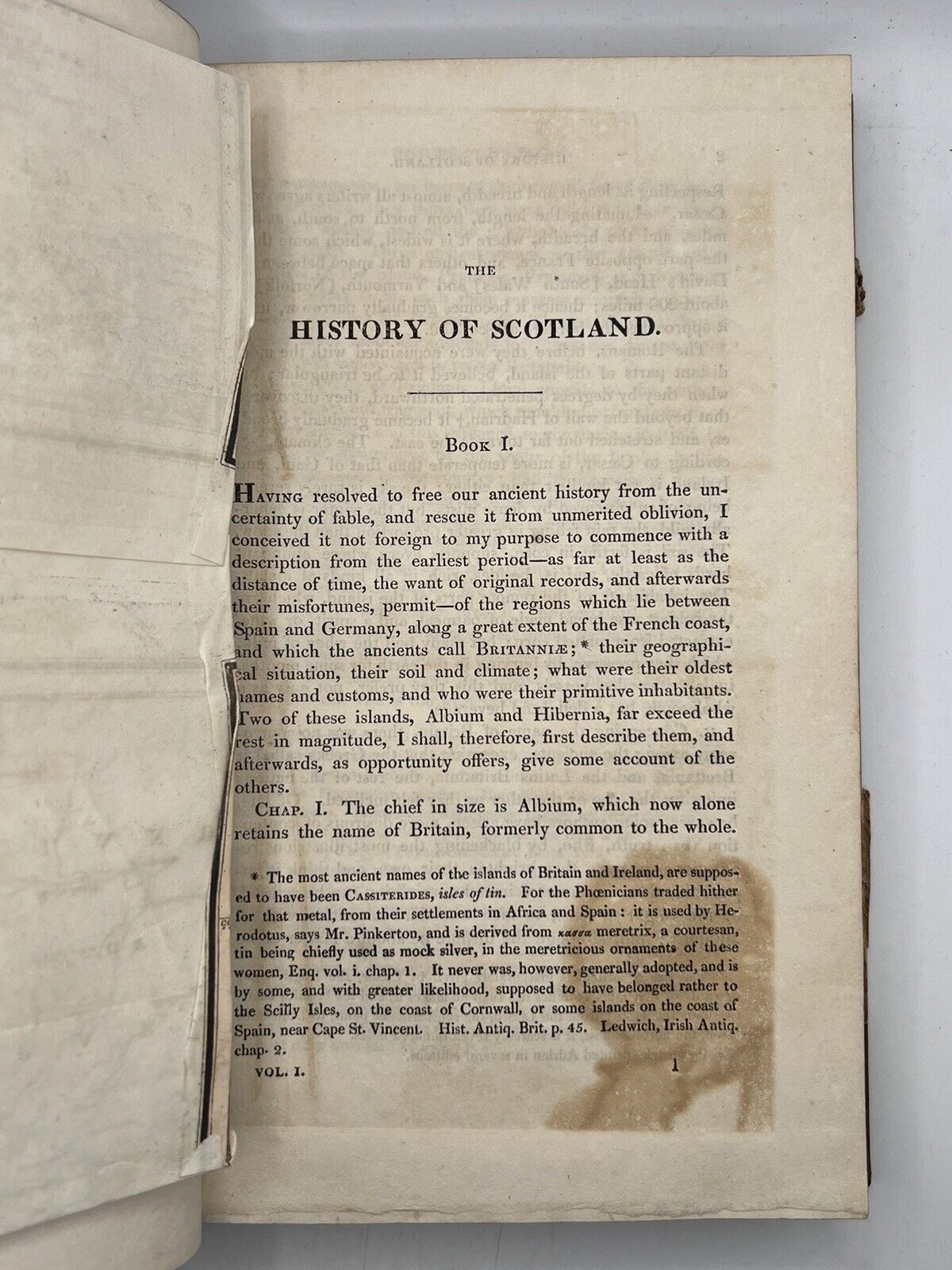 The History of Scotland by James Aikman & John Struthers 1827-8