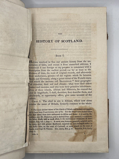 The History of Scotland by James Aikman & John Struthers 1827-8