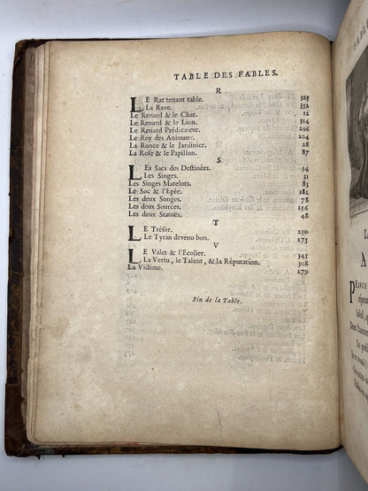 La Motte's Fables 1719 First Edition