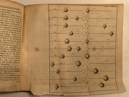 Gravesande on Isaac Newton's Principia Mathematica 1720 First Edition