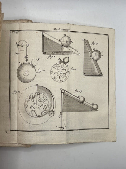 Rene Descartes 1668 Discourse on Method Third Ed & First Edition Mechanics