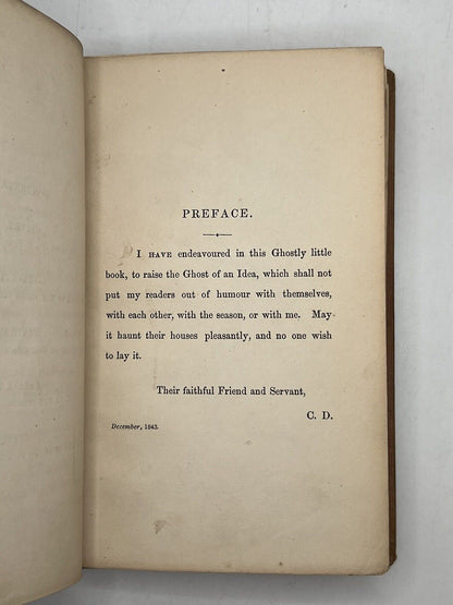 A Christmas Carol by Charles Dickens 1843 First Edition First Impression Cloth