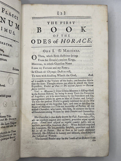 The Works of Horace 1742-6